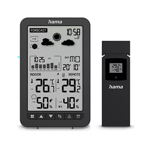 Hama Ko Samui, black - Thermometer/Hygrometer