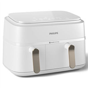 Philips 3000 Series Dual Basket Airfryer, 9 L, 2750 W, white - Airfryer