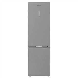 Whirlpool, NoFrost, 355 L, aukštis 204 cm, nerūdijančio plieno spalvos - Šaldytuvas WHK26404XP7E