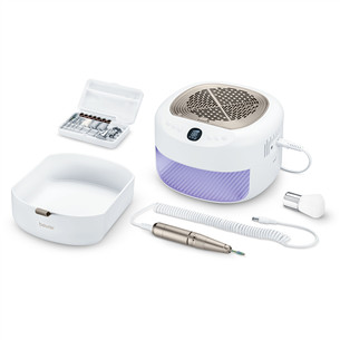 Beurer StudioNails Pro, 3-in-1, baltas - Manikiūro/pedikiūro rinkinys MP200