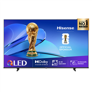 Hisense E7Q, 55'', 4K UHD, QLED, juodas - Televizorius 55E7Q