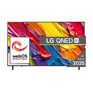 LG QNED82 AI, 65'', 4K UHD, QNED, juodas - Televizorius 65QNED82A3B.AEU