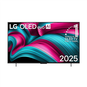 LG OLED evo AI C5, 42'', 4K UHD, OLED, juodas - Televizorius OLED42C52LA.AEU