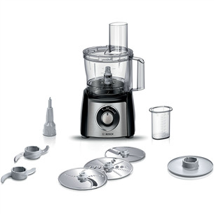 Bosch MultiTalent 3, black/stainless steel - Food processor