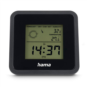 Hama Borneo, black - Thermometer / Hygrometer