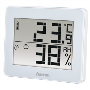 Hama TH-130, white - Thermo-hygrometer Item - 00186360