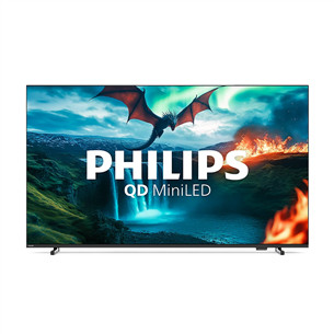 Philips MLED820, 55'', 4K UHD, QD Mini LED, juodas - Televizorius 55MLED820/12