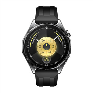 Huawei Watch GT6, 46 mm, juodas/juodas - Išmanusis laikrodis 55020FTX