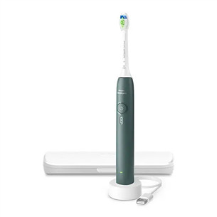Philips Sonicare 3100 Series, žalias - Elektrinis dantų šepetėlis HX4033/26