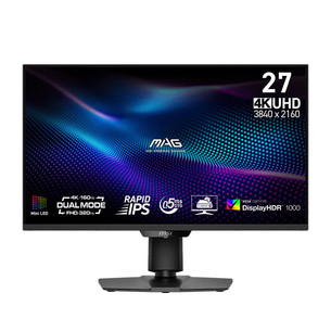 MSI MAG 274UPDF E16M, 27'', 4K UHD, Mini-LED, 160 Hz, juodas - Monitorius 9S6-3CF09H-010