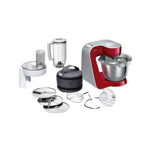 Bosch MUM5 CreationLine, 3.9 L/1.25 L, 1000 W, red/grey - Food processor Item - MUM58720