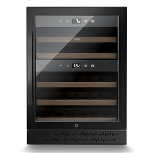 Caso WineChef Pro 40, 40 butelių, aukštis 83 cm, juodas - Vyno šaldytuvas 00773