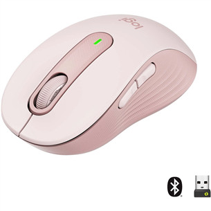 Logitech Signature M650, silent, rožinė - Belaidė pelė 910-006254