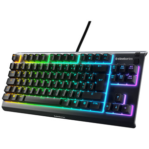 SteelSeries Apex 3 TKL, SWE, juoda - Klaviatūra 64834