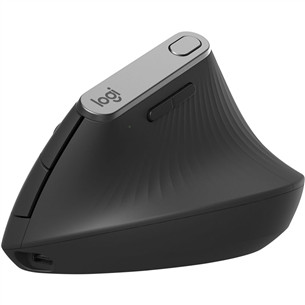 Logitech MX Vertical Advanced Ergonomic, juoda - Belaidė pelė 910-005448