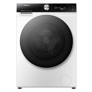 Hisense, 12 kg, depth 61 cm, 1400 rpm - Front load washing machine Item - WF7S1247BW