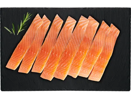 Lašišos filė gabaliukai