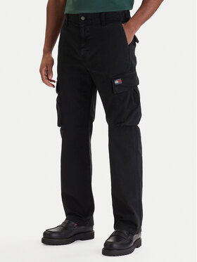 Tommy Jeans Cargo stiliaus kelnės · Juoda · Regular Fit