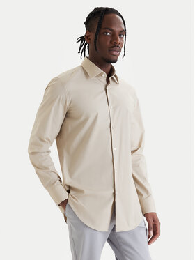 Kodas 20MAY BOSS Marškiniai · Smėlio · Slim Fit