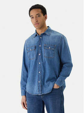 Tommy Jeans džinsiniai marškiniai  · Mėlyna · Relaxed Fit