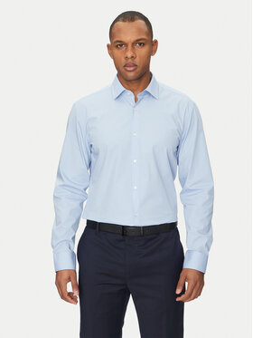 HUGO Marškiniai · Žydra · Slim Fit