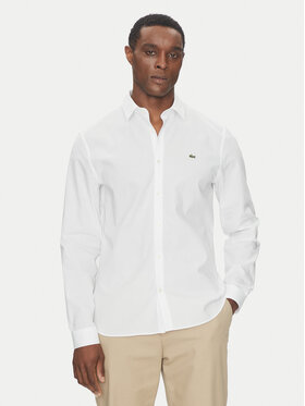 Lacoste Marškiniai · Balta · Slim Fit
