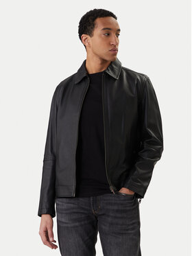 BOSS Odinė striukė · Juoda