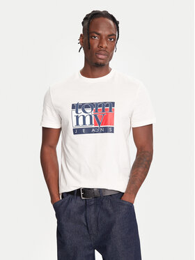 Tommy Jeans Marškinėliai · Balta
