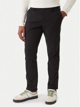 Tommy Jeans Medžiaginės kelnės · Juoda · Slim Fit