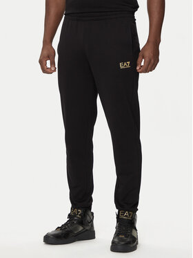EA7 Emporio Armani Sportinės kelnės · Juoda · Regular Fit