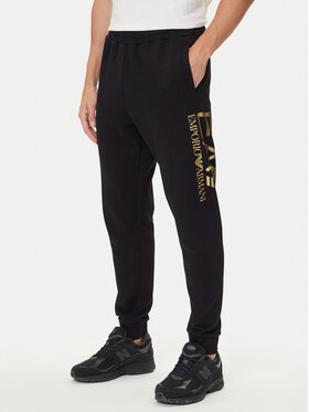 EA7 Emporio Armani Sportinės kelnės · Juoda · Regular Fit