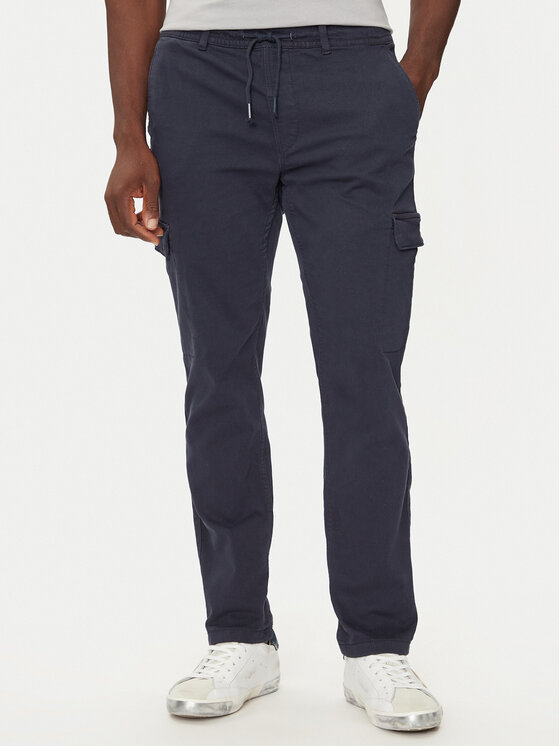 Pepe Jeans Medžiaginės kelnės · Mėlyna · Slim Fit