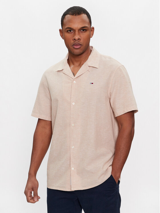 Tommy Jeans Marškiniai · Smėlio · Regular Fit