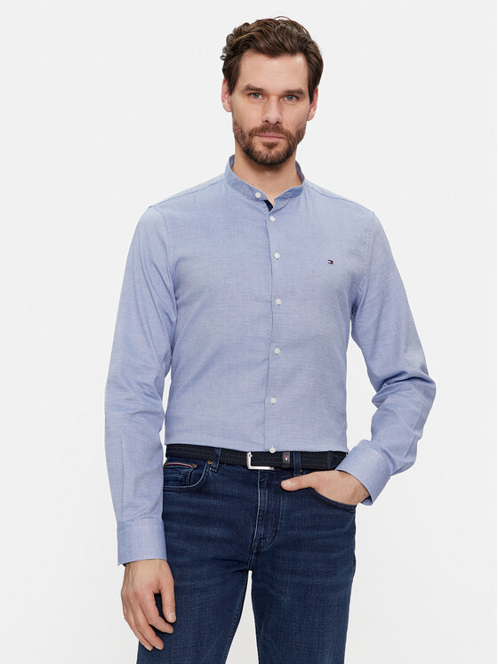 Tommy Hilfiger Marškiniai · Mėlyna · Slim Fit