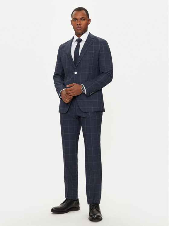 BOSS Kostiumas · Tamsiai mėlyna · Slim Fit