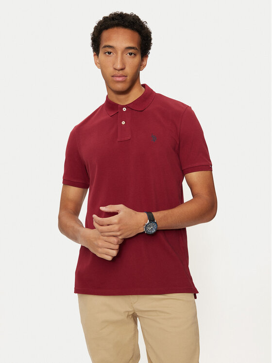 U.S. Polo Assn. Polo marškinėliai · Raudona