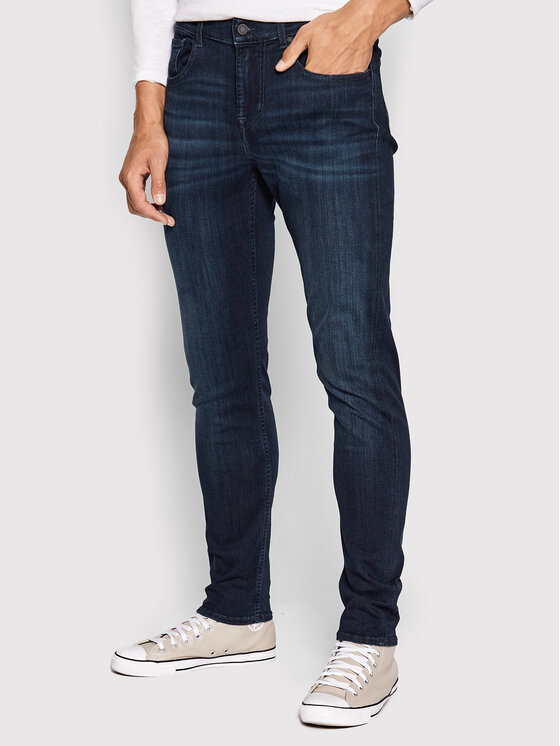 7 For All Mankind Džinsai · Tamsiai mėlyna · Slim Fit