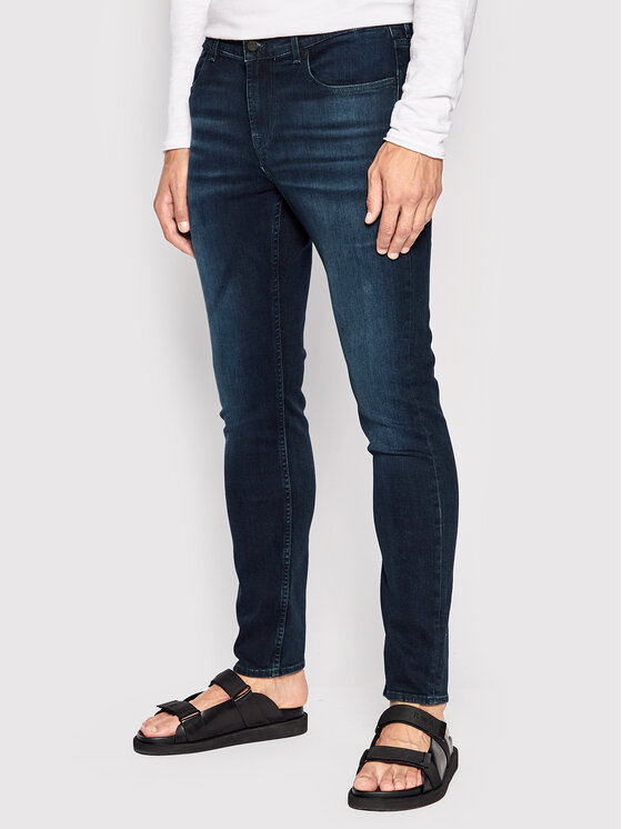 7 For All Mankind Džinsai · Tamsiai mėlyna · Slim Fit