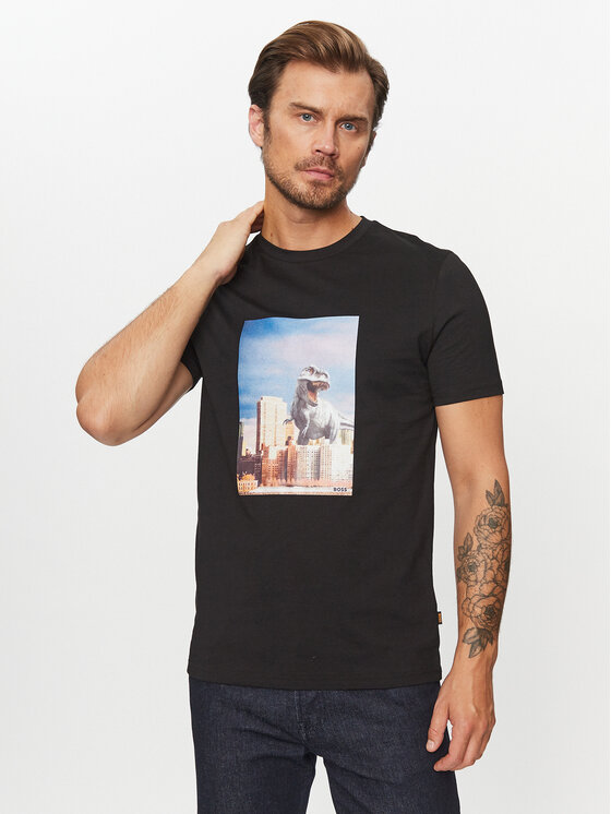 BOSS Marškinėliai · Juoda