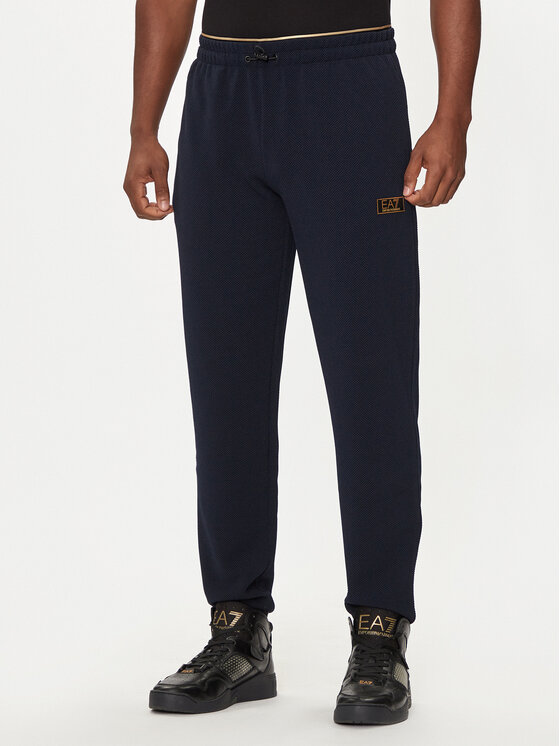 EA7 Emporio Armani Sportinės kelnės · Tamsiai mėlyna · Regular Fit
