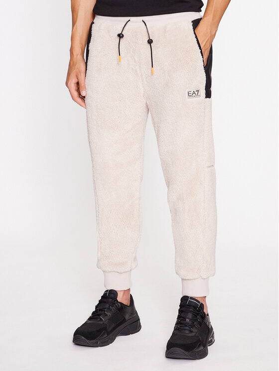 EA7 Emporio Armani Sportinės kelnės · Sidabrinė · Regular Fit