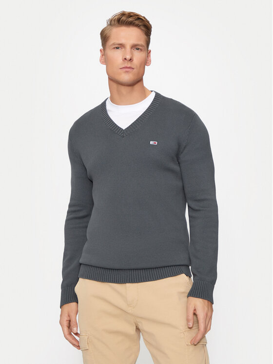 Tommy Jeans Megztinis · Pilka