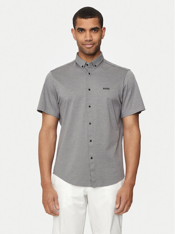 BOSS Marškiniai · Pilka · Regular Fit
