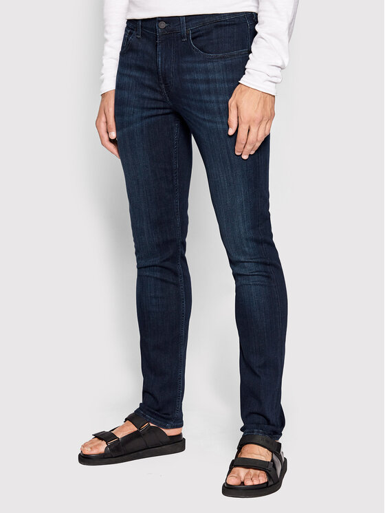 7 For All Mankind Džinsai · Tamsiai mėlyna · Slim Fit