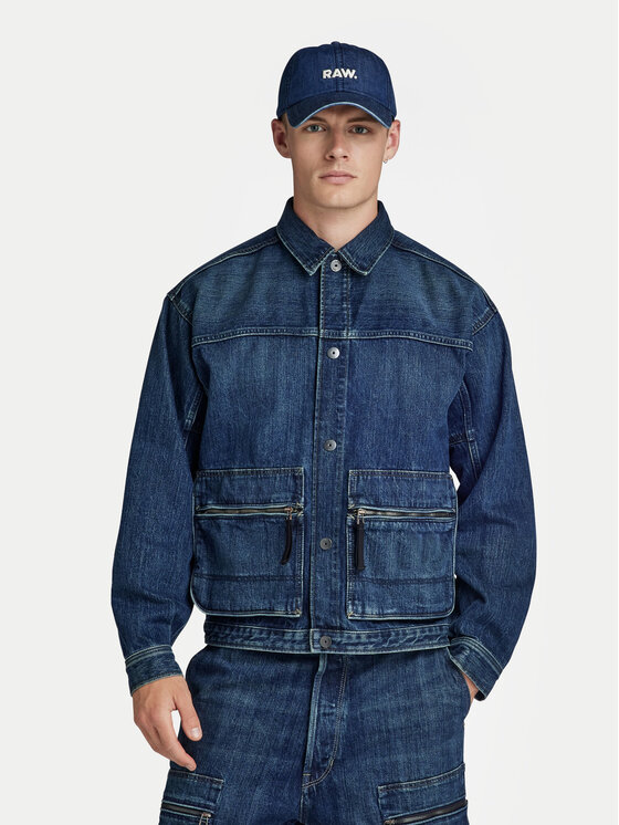 G-Star Raw Džinsinė striukė · Mėlyna
