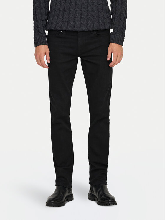 Only & Sons Džinsai · Juoda · Slim Fit
