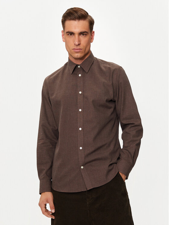 Selected Homme Marškiniai · Ruda · Slim Fit