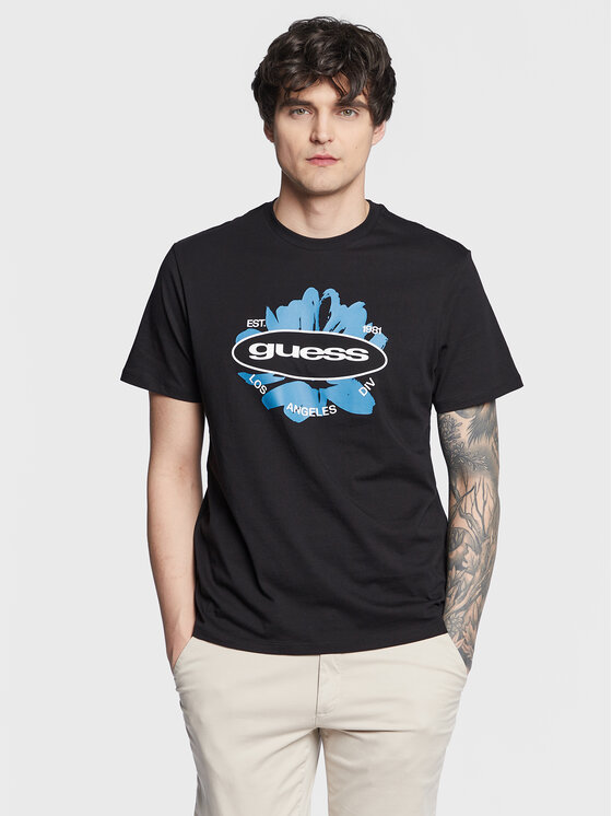 Guess Marškinėliai · Juoda