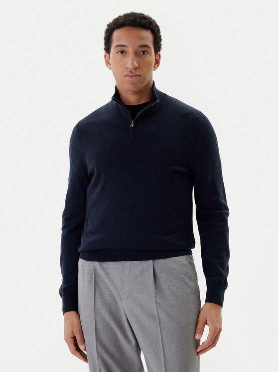 BOSS Megztinis · Tamsiai mėlyna