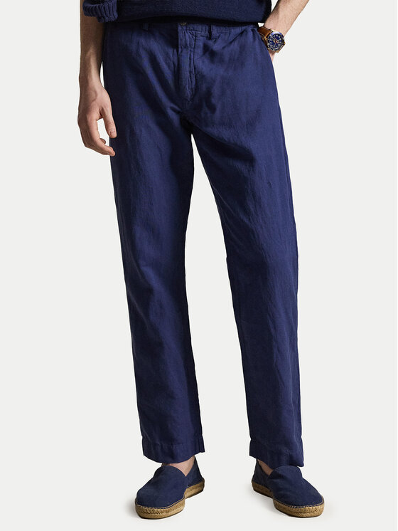 Polo Ralph Lauren Medžiaginės kelnės · Tamsiai mėlyna · Regular Fit